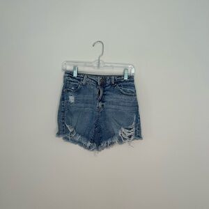 Women's Sincerly Jules Denim Cut Off Shorts- 3